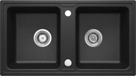 Zlewozmywak granitowy 2-komorowy