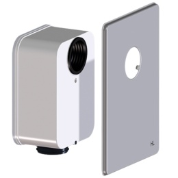 Element zewnętrzny syfonu pralkowego podtynkowego do podłączenia umywalki