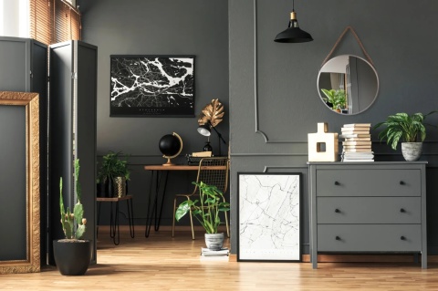 Lustro okrągłe na linie KLMH-0410S-1 40 cm