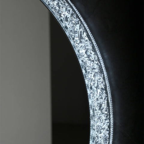 Lustro ścienne z ramą LED BL806 60 cm