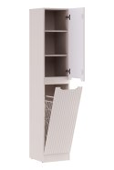 Szafka wysoka 1 drzwi i z koszem na pranie