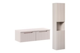 Zestaw meblowy 100cm z blatem i szafką wysoką, Nova Cashmere