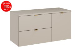 Zestaw meblowy 100cm z blatem i szafką z koszem na pranie