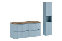 Zestaw meblowy 120cm z blatem i Szafką wysoką NOVA DENIM