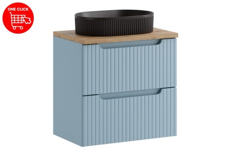 Zestaw meblowy 60cm z blatem i umywalką nablatową Beyond