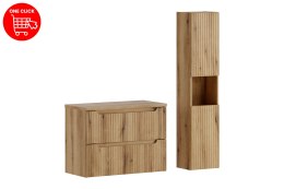 Zestaw meblowy 80cm z blatem i Szafką wysoką