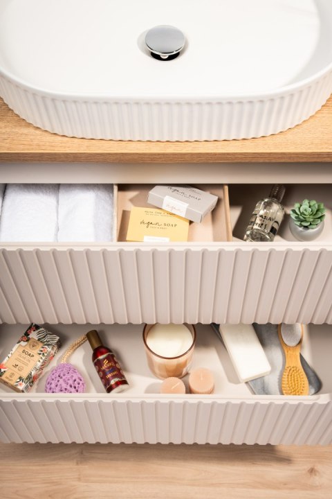 Zestaw meblowy 80cm z blatem i szafką cargo