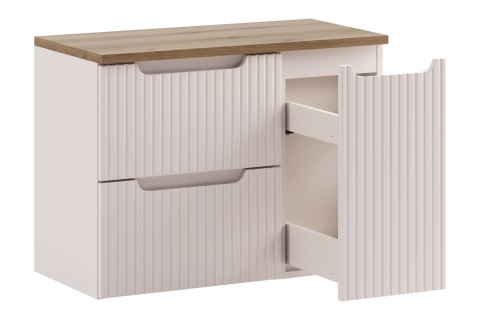 Zestaw meblowy 80cm z blatem i szafką cargo