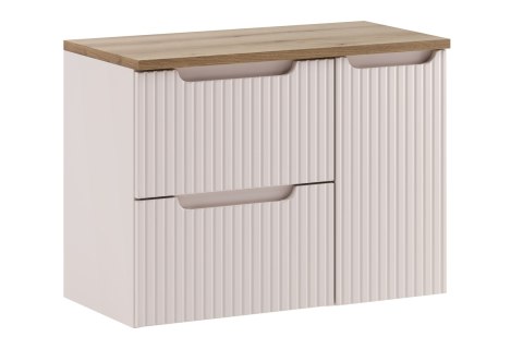 Zestaw meblowy 80cm z blatem i szafką cargo