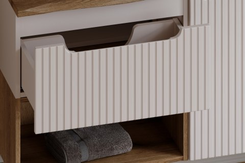 Zestaw meblowy 80cm z blatem i szafką cargo