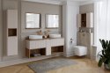 Zestaw meblowy 80cm z umywalką meblową SKY