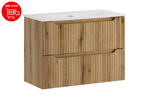 Zestaw meblowy 80cm z umywalką meblową SKY