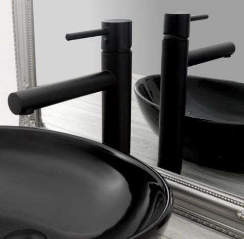 BATERIA UMYWALKOWA TESS CZARNA WYSOKA