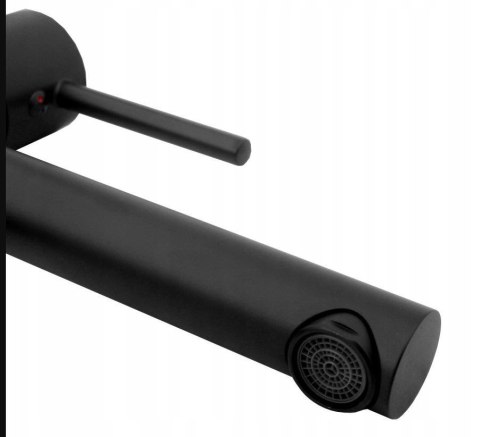 BATERIA UMYWALKOWA TESS CZARNA WYSOKA