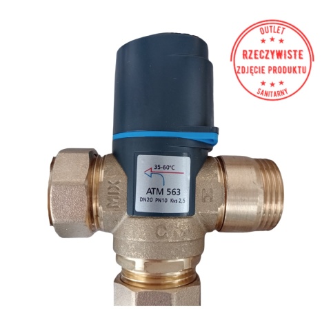 Grupa pompowa do C. W. U. z zaworem Afriso (Kv = 2,5) i pompą LFP DHW RZT