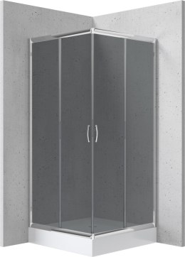Kabina prysznicowa z brodzikiem kwadratowa 90 cm