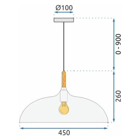 Lampa sufitowa ANZO APP178-1CP czarna