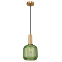 Lampa sufitowa - wisząca szklana APP462-1CP zielona