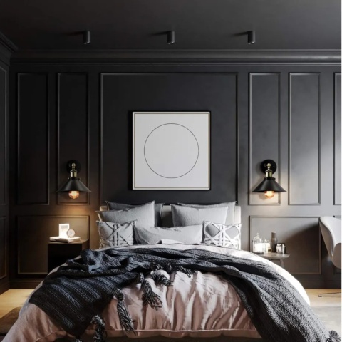 Lampa kinkiet Porto APP184-1W czarna