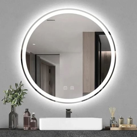 Lustro ścienne LED BAS 80 cm