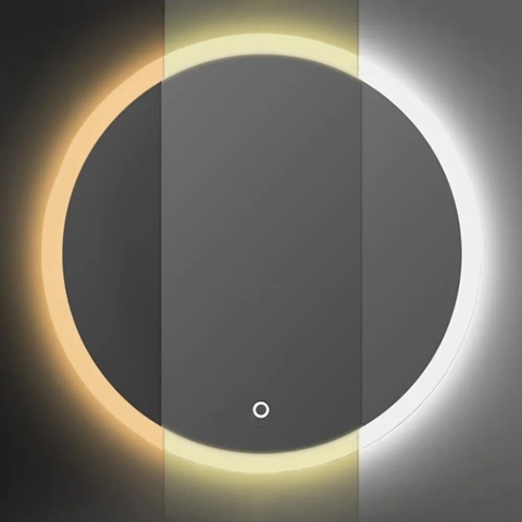 Lustro ścienne LED FFJ 90 cm