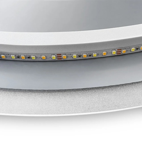 Lustro ścienne LED FFJ 90 cm