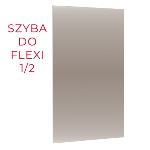 ŚCIANKA PRYSZNICOWA FLEXI 100 cm BROWN 1/2
