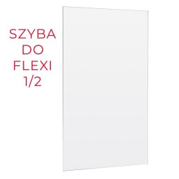 ŚCIANKA PRYSZNICOWA FLEXI 90 cm TRANSPARENT 1/2