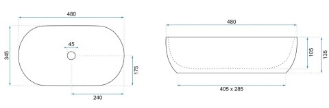 UMYWALKA AMELIA 48 SAVANA MATT - NABLATOWA