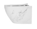 Miska WC REA CARLOS RIMLESS NATURE MARBLE