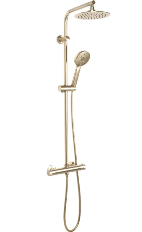 ZESTAW NATRYSKOWY BLISS ZŁOTY SZCZO TERMOSTAT