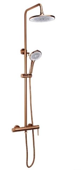 ZESTAW NATRYSKOWY JS-H7023BRG FOSS CLIF MIEDŹ SZCZ