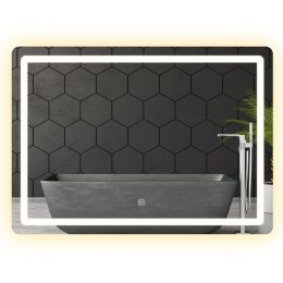 Lustro ścienne LED SQUARE 80x60 cm