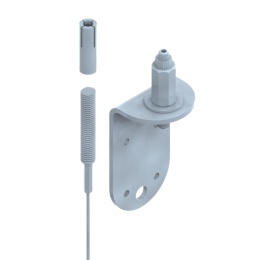 Linki stalowe z gwintem M8 ARSTE ETG20-7M-LBO (10 szt. w opakowaniu)