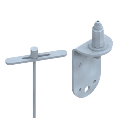 Linki stalowe z uchwytem do blachy ARSTE TG15-8M-LBO (10 szt. w opakowaniu)