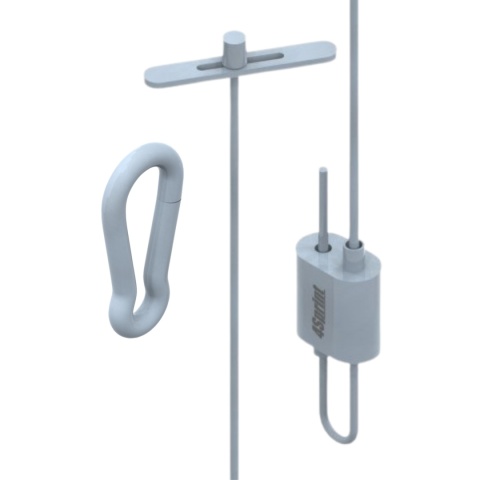 Linki stalowe z uchwytem do blachy ARSTE TG25-3M-K880 (10 szt. w opakowaniu)