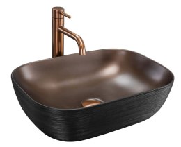 UMYWALKA BELINDA BLACK BRUSH/COPPER - NABLATOWA