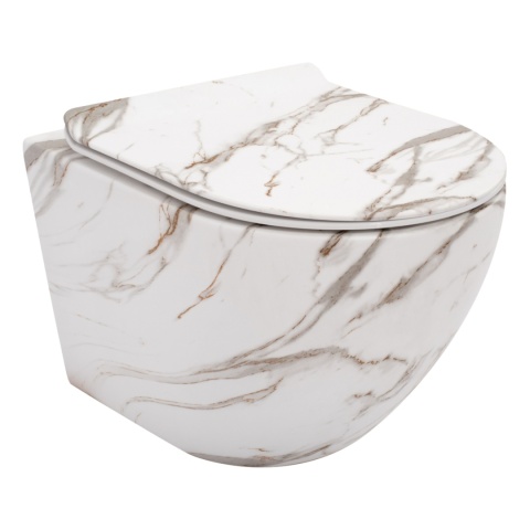 Miska WC REA CARLOS RIMLESS LAVA MATT