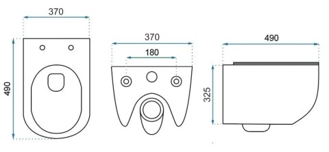 Miska WC REA CARTER TORNADO