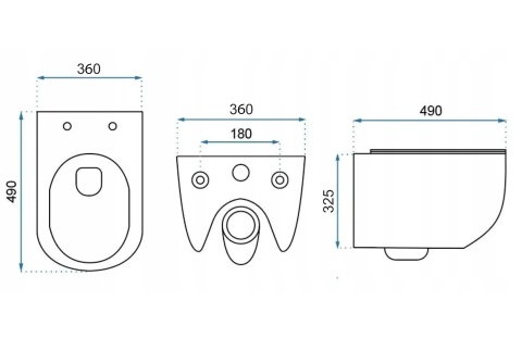 Miska WC REA RICHARD TORNADO