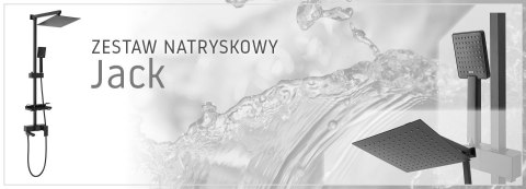 ZESTAW NATRYSKOWY JACK CZARNY