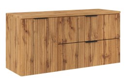 Zestaw meblowy 120cm z blatem i szafką z koszem na pranie ADEL OAK