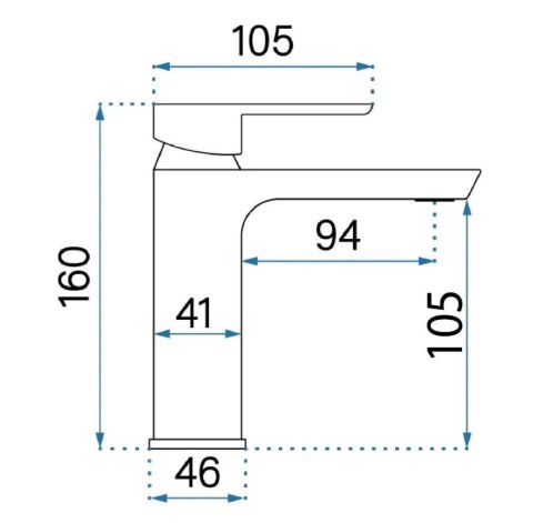 BATERIA UMYWALK MY2021-2RGG ARGUS MIEDŹ SZCZ NISKA