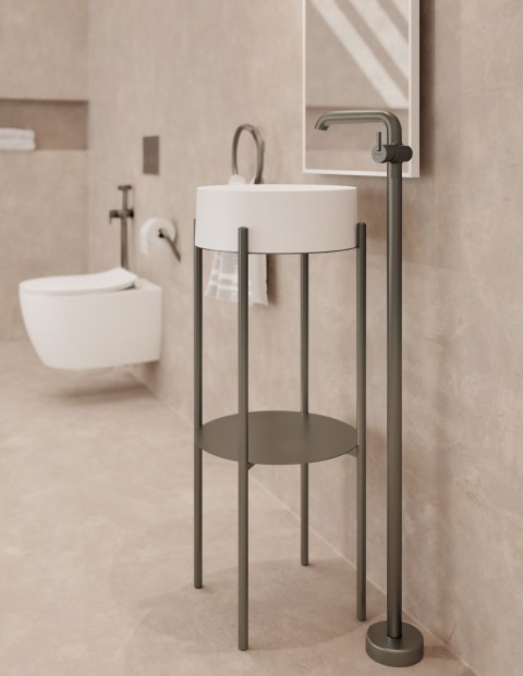 Bateria umywalkowa wolnostojąca