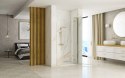 DRZWI PRYSZNICOWE HUGO BRUSH GOLD 90