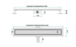 ODPŁYW NEOX PRO CZARNY 600