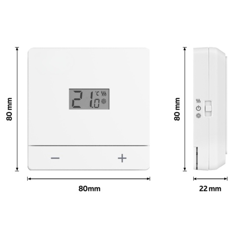 Przewodowy, natynkowy regulator temperatury EASY-230W SKALARengo