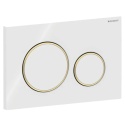 Przycisk uruchamiający Geberit Sigma20 biało-złoty