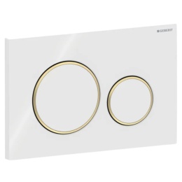 Przycisk uruchamiający Geberit Sigma20 biało-złoty