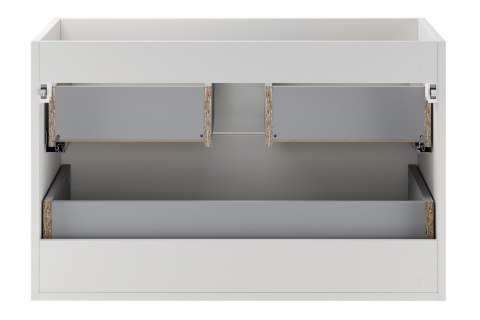 Szafka pod umywalkę 80cm 2 szuflady ASTER WHITE